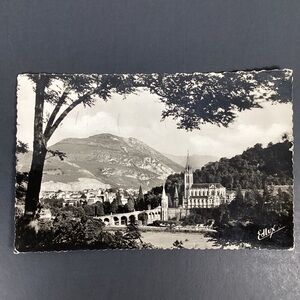 Postcard Lourdes France, Basilica Our Lady of the Rosary, Catholic Posted